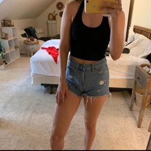 Cropped halter